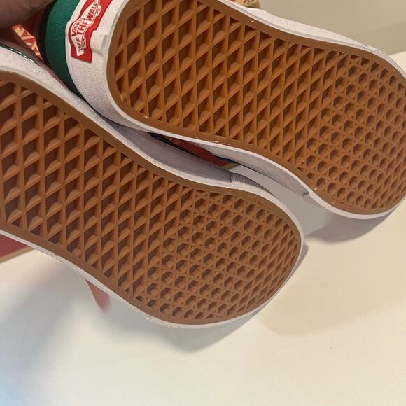 NIB VANS Classic Slip On Retro Court Colorblock Size 8 - Picture 6 of 7